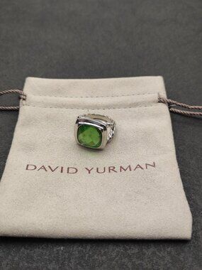 David Yurman 925 Silver Ring with Original Pouch